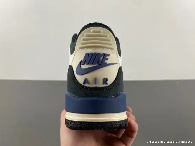 Official Maikesneakers Blue OG HV8571-100 A Ma Jordan 3 Air Maniere x SP Diffused 0612
